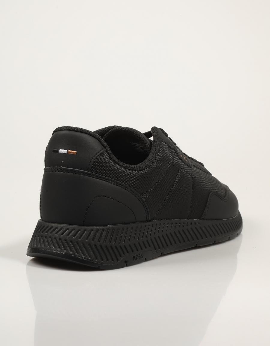 Boss Titanium Runn shoes in black