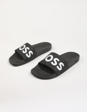 CHANCLAS BOSS ARYEH en color Negro