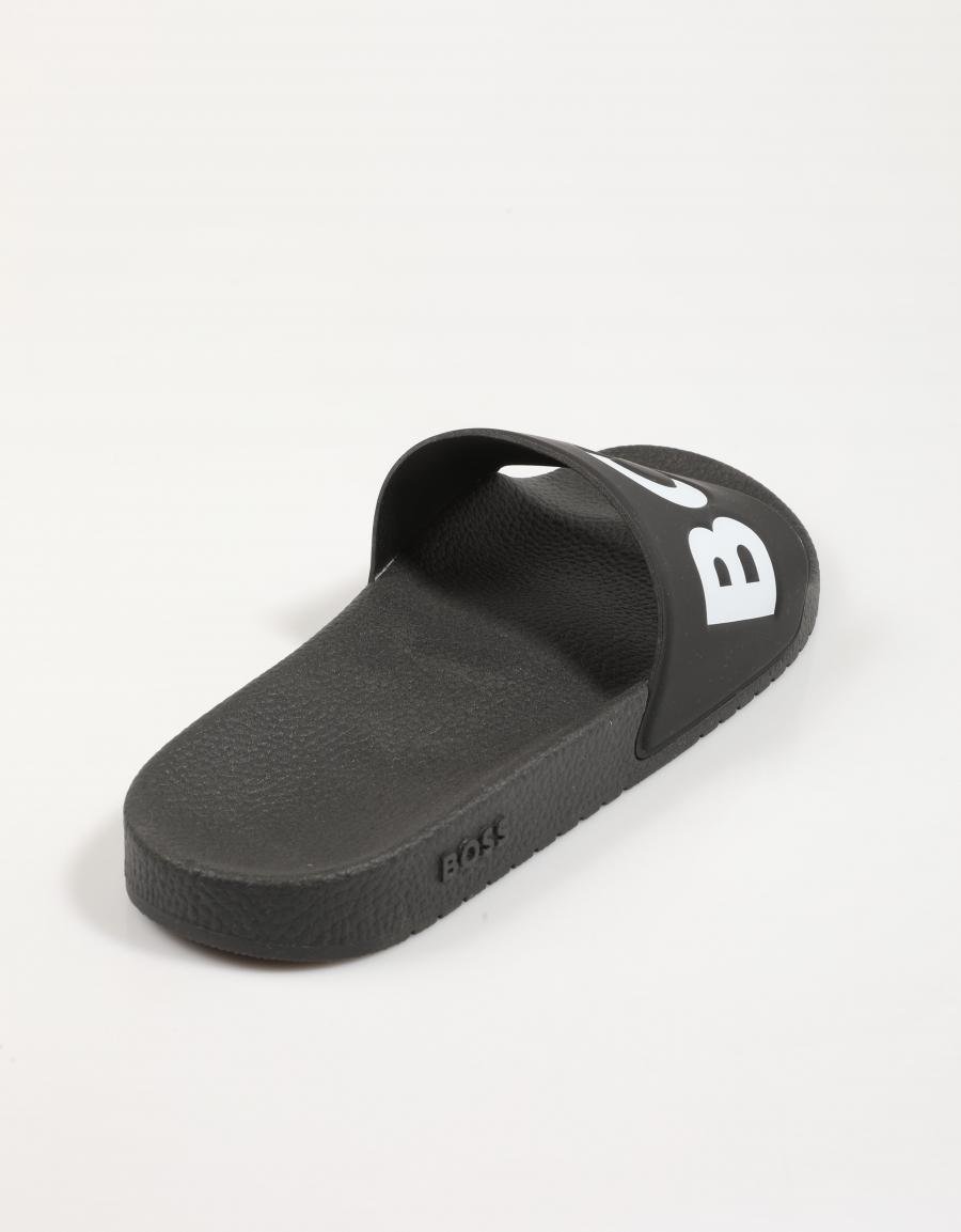CHANCLAS BOSS ARYEH en color Negro