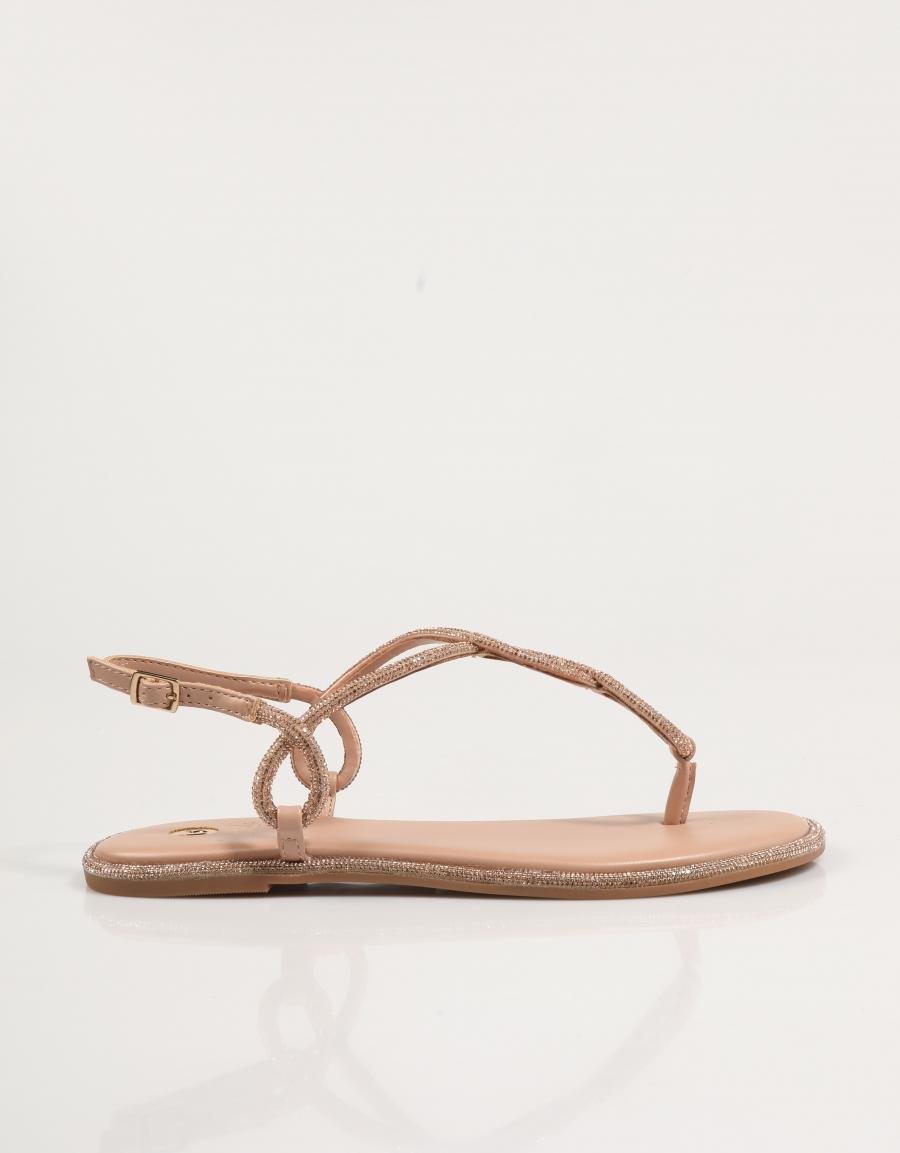 SANDALIAS LA STRADA 2201532 en color Rosa