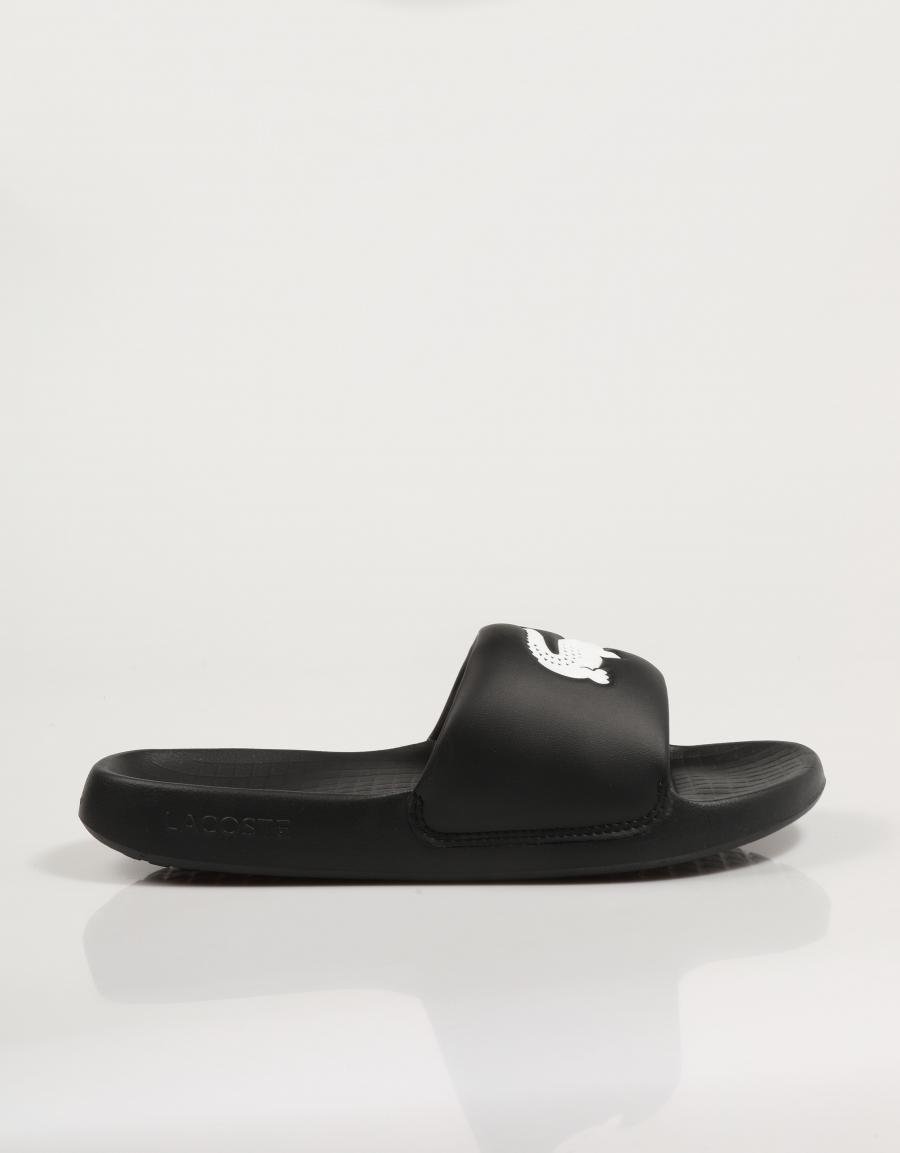 CHANCLAS LACOSTE SERVE SLIDE 1 0 en color Negro