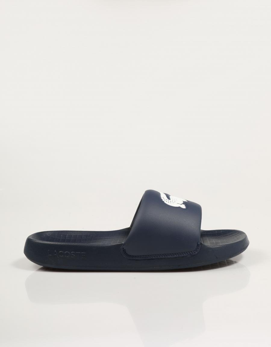 CHANCLAS LACOSTE SERVE SLIDE 1 0 en color Azul marino