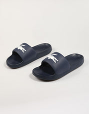 CHANCLAS LACOSTE SERVE SLIDE 1 0 en color Azul marino