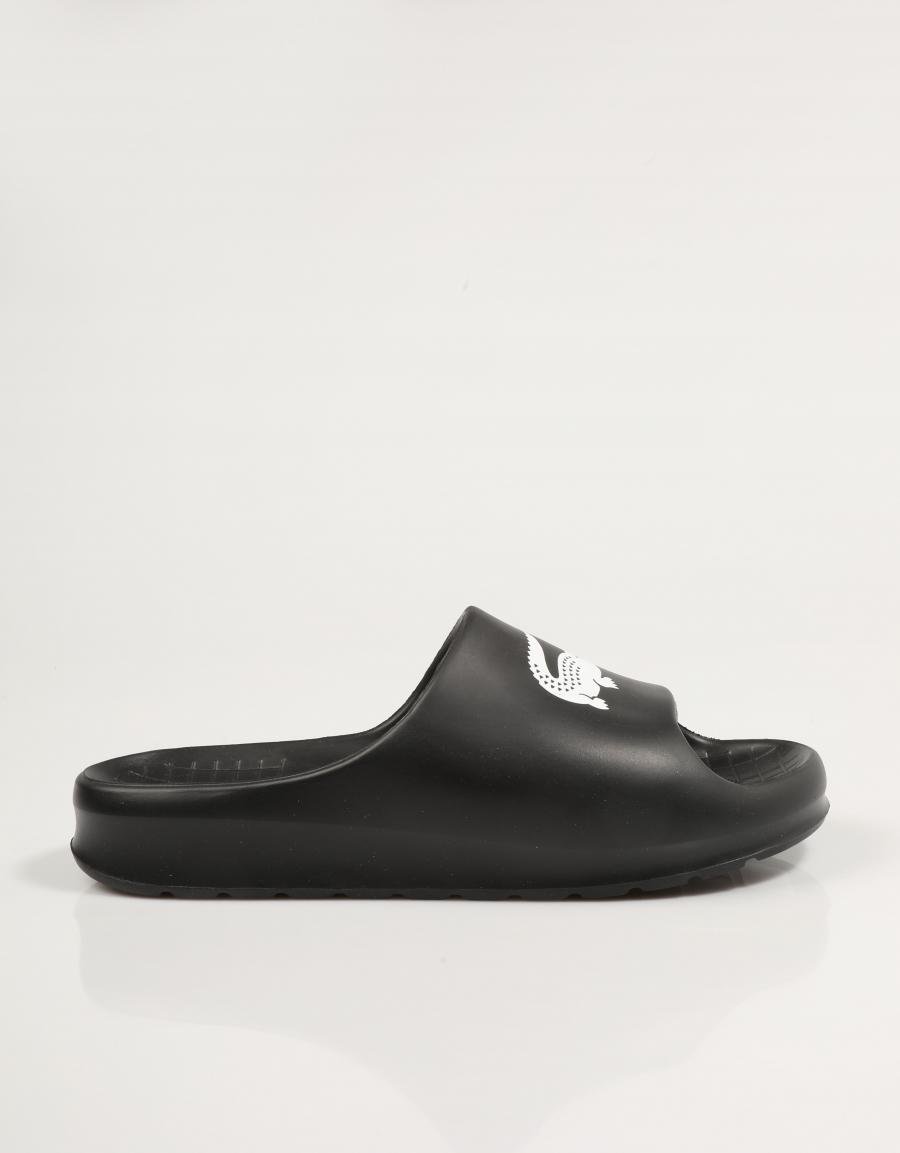 Lacoste serve slide 2 0 chinelos de preto