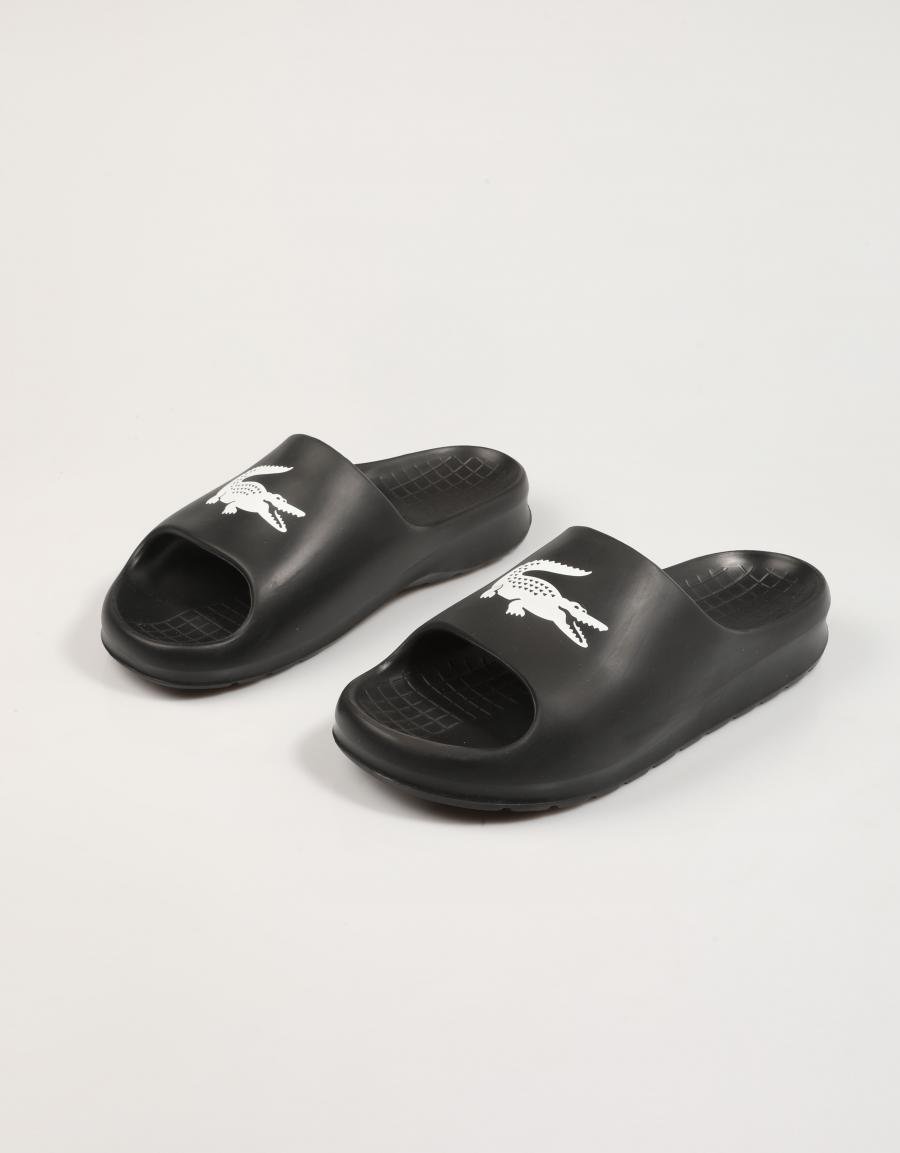 Lacoste serve slide 2 0 chinelos de preto