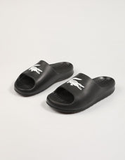 Lacoste serve slide 2 0 chinelos de preto