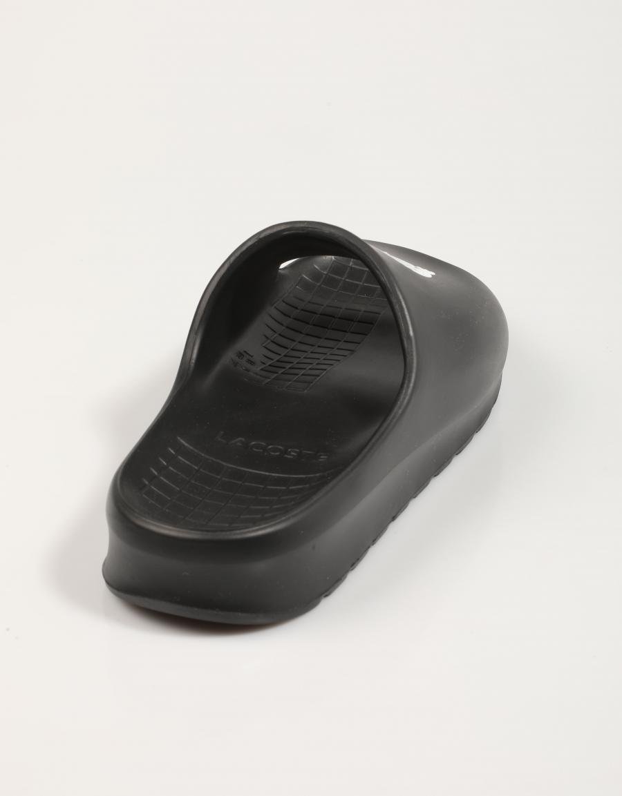 Lacoste serve slide 2 0 chinelos de preto