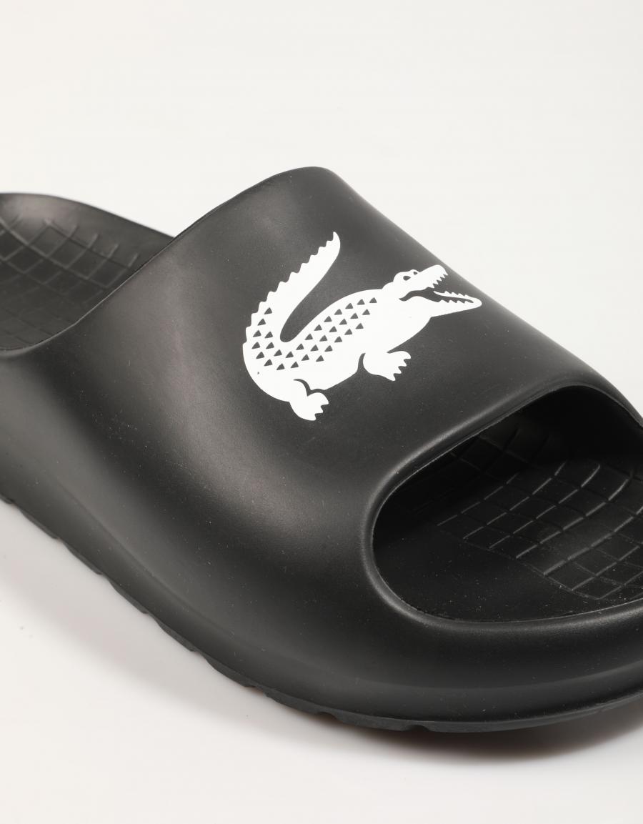 Lacoste serve slide 2 0 chinelos de preto