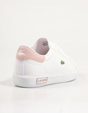 Lacoste PowerCourt Sneakers en blanc