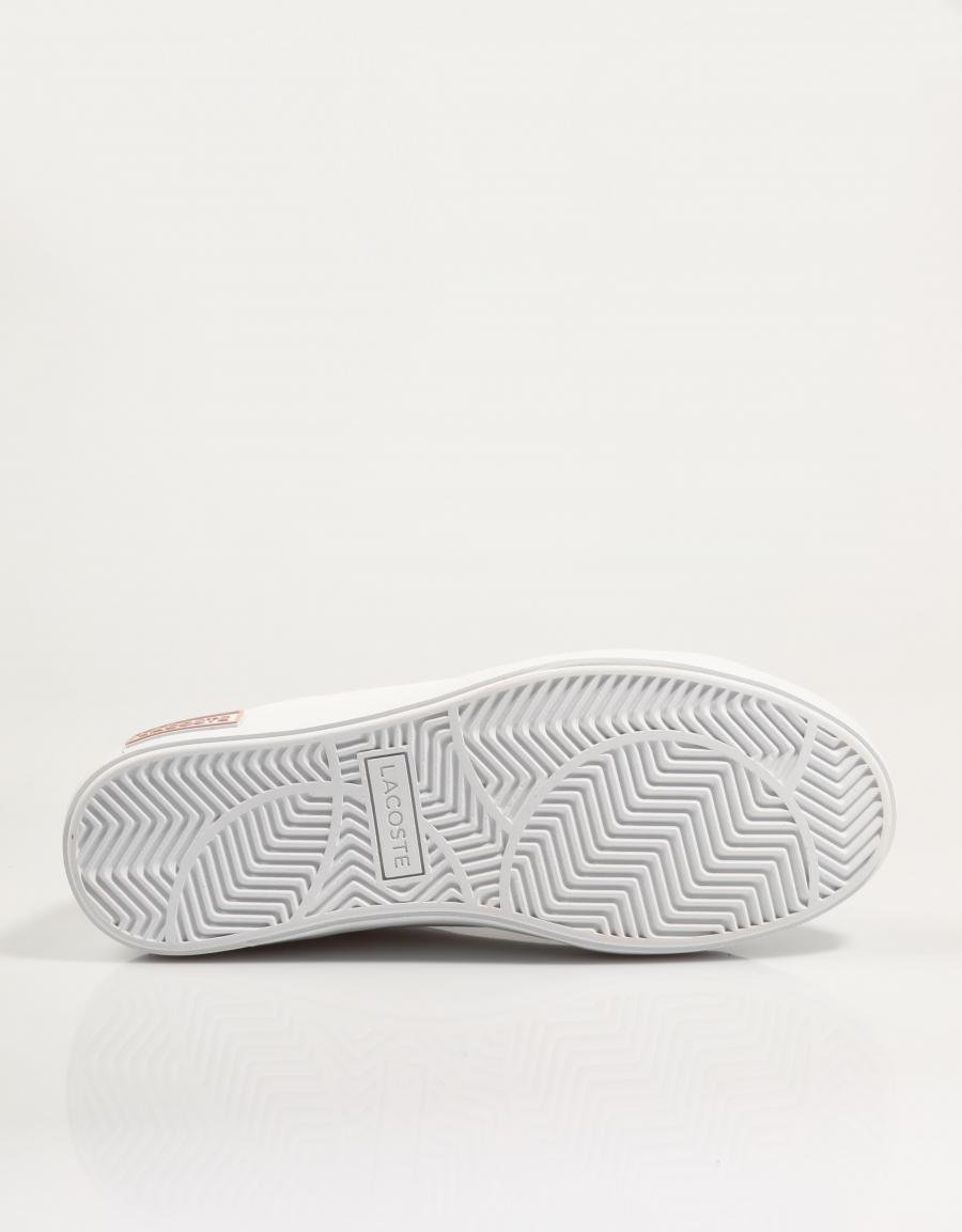 Lacoste PowerCourt Sneakers en blanc