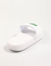 CHANCLAS LACOSTE SERVE SLIDE 1 0 en color Blanco