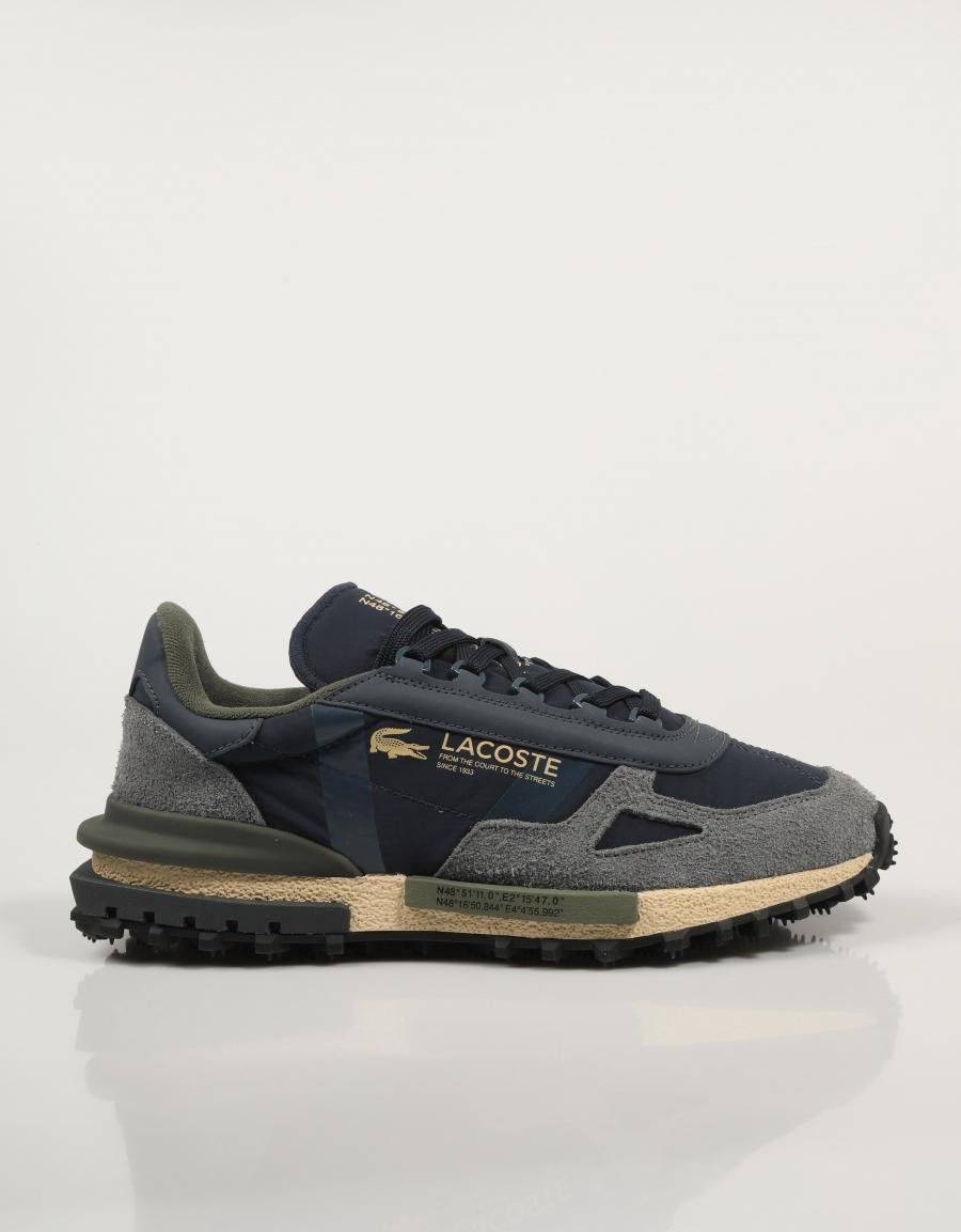 Lacoste elite sapatos ativos em azul marinho
