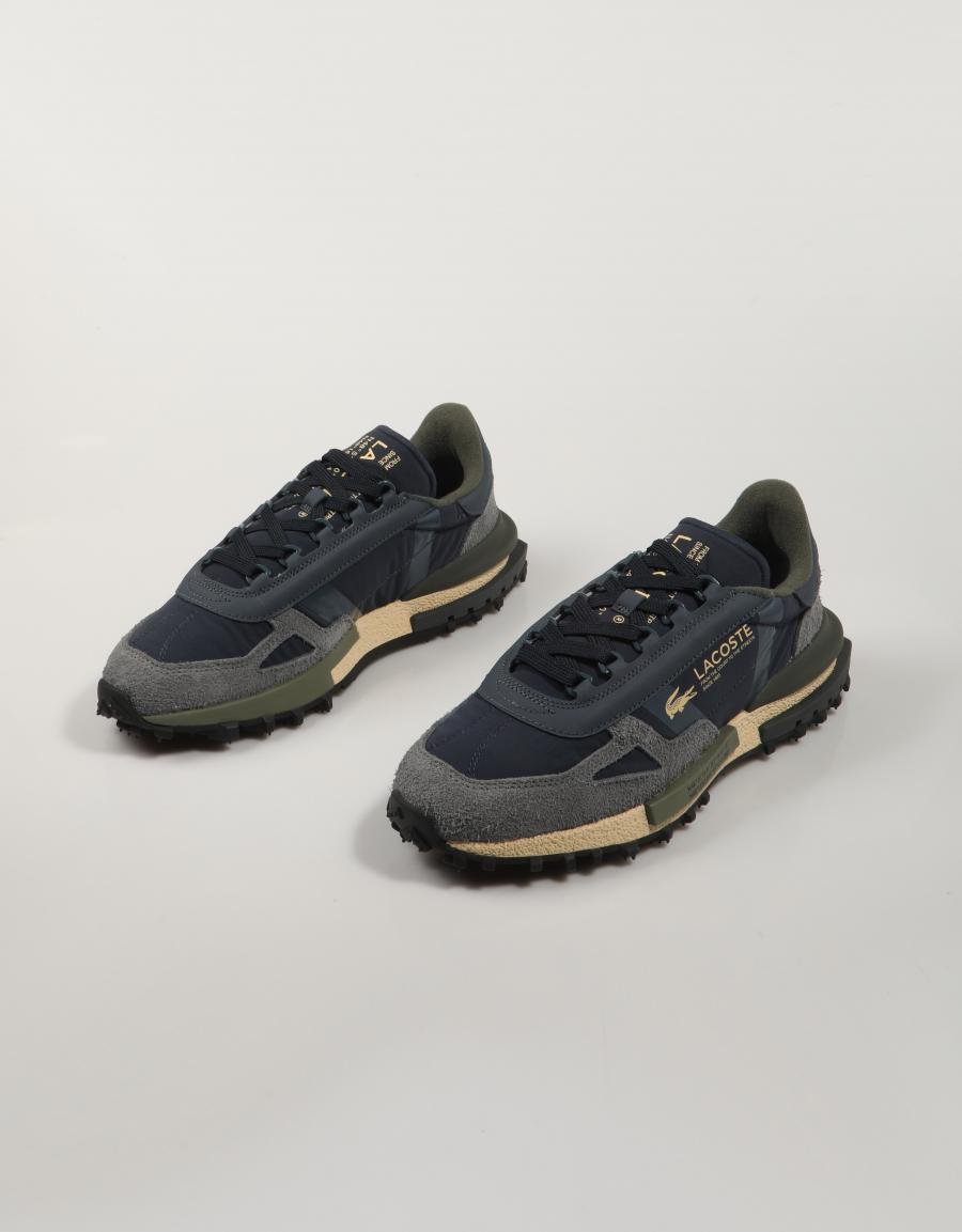 Lacoste elite sapatos ativos em azul marinho