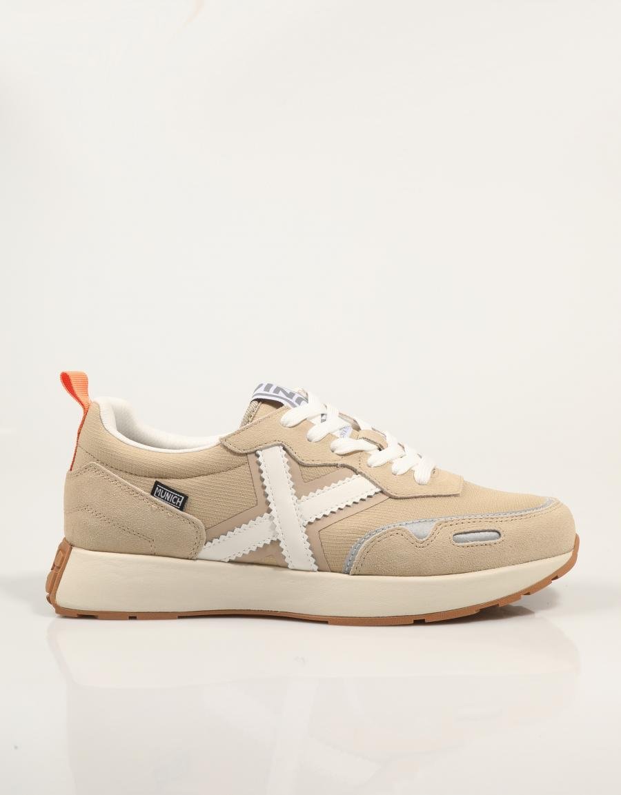 Munich Xemine Sneakers in Beige Color