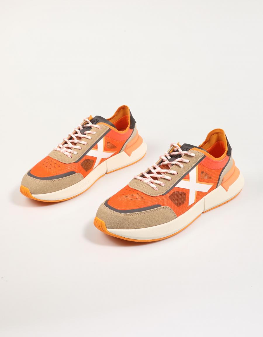 Monaco contro sneaker LS in arancione