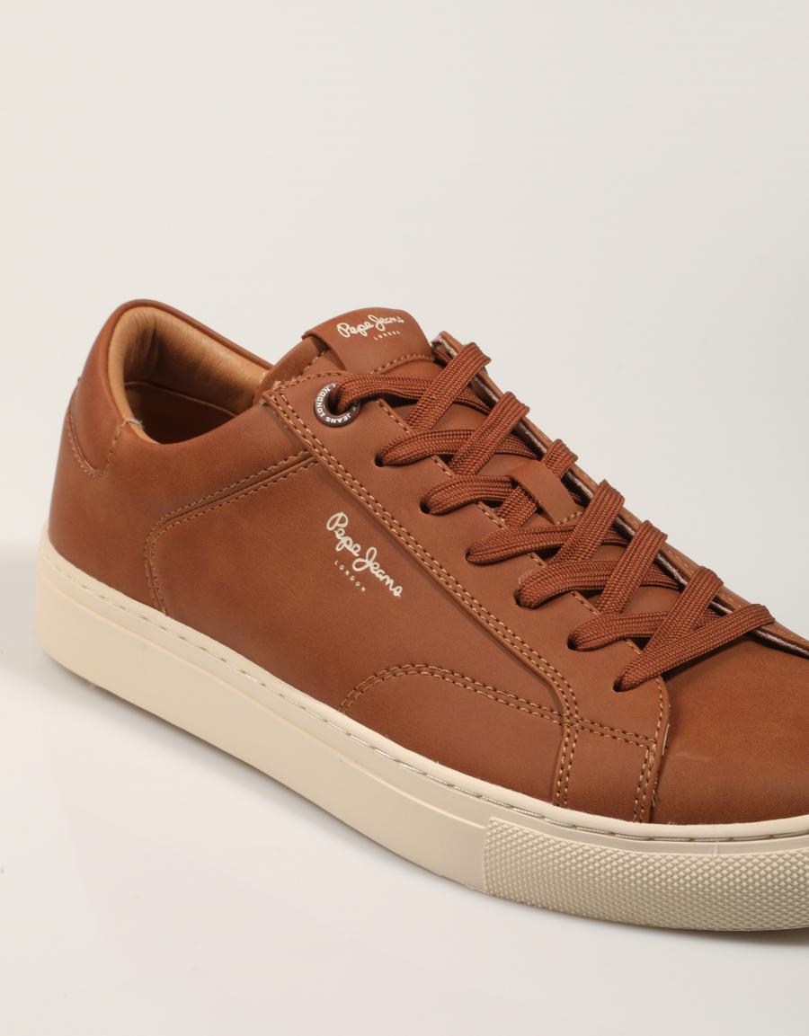 Sneakers PEPE JEANS Joe Basic PMS00048 en couleur en cuir