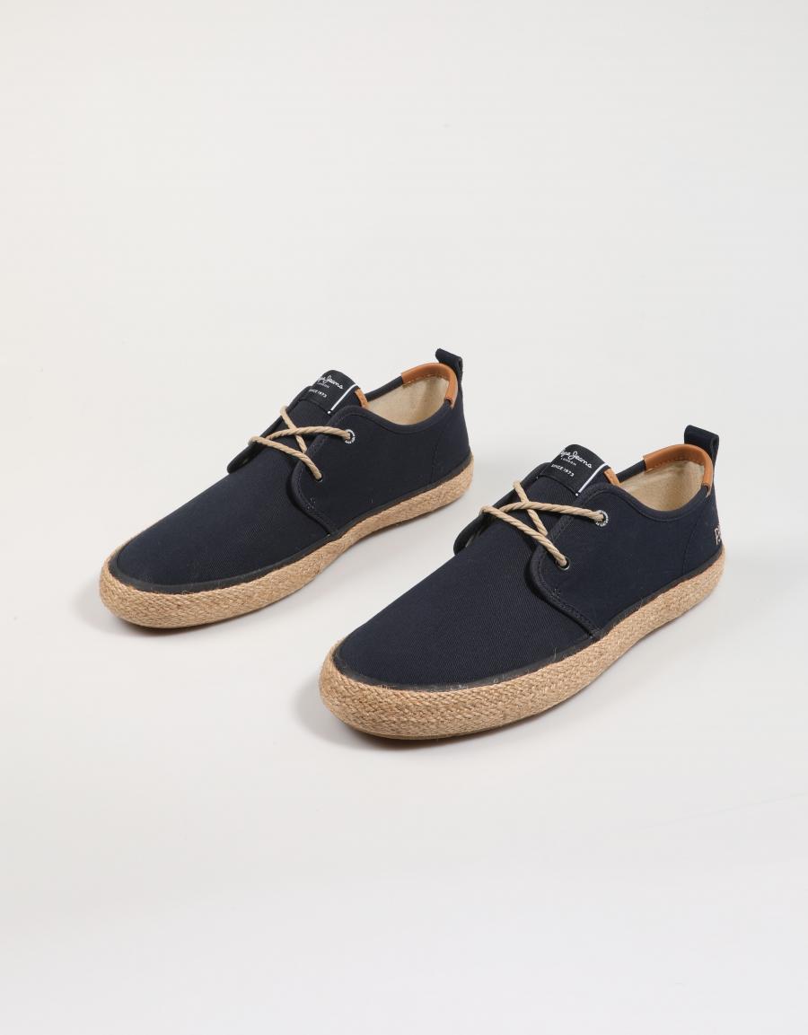 Tênis PEPE JEANS porto turístico PMS10332 na cor azul marinha