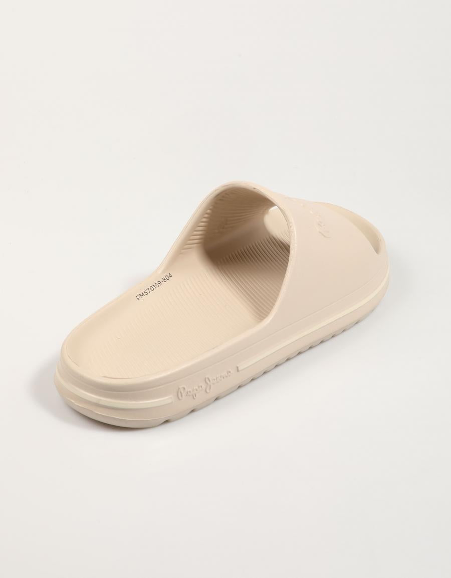 CHANCLAS PEPE JEANS BEACH SLIDE M en color Beige