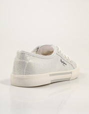 ZAPATILLAS PEPE JEANS BRADY PARTY W en color Plata