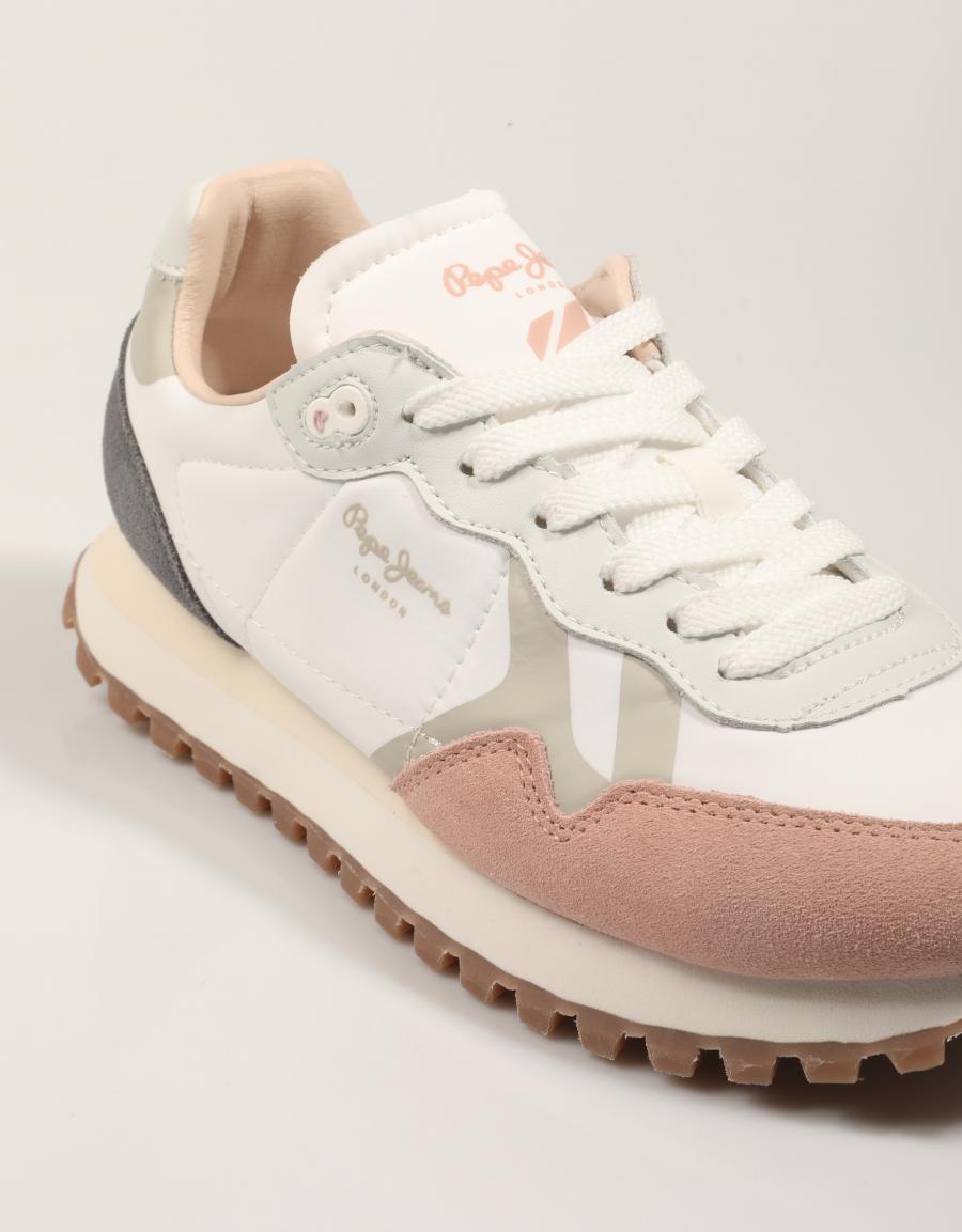 ZAPATILLAS PEPE JEANS BRIT ON MASTER  W en color Blanco
