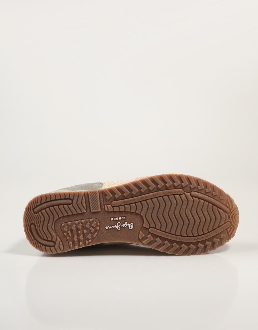 ZAPATILLAS PEPE JEANS LONDON PRINT W en color Beige