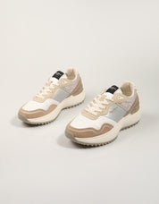 ZAPATILLAS PEPE JEANS KIMI GLAM PLS60042 en color Beige