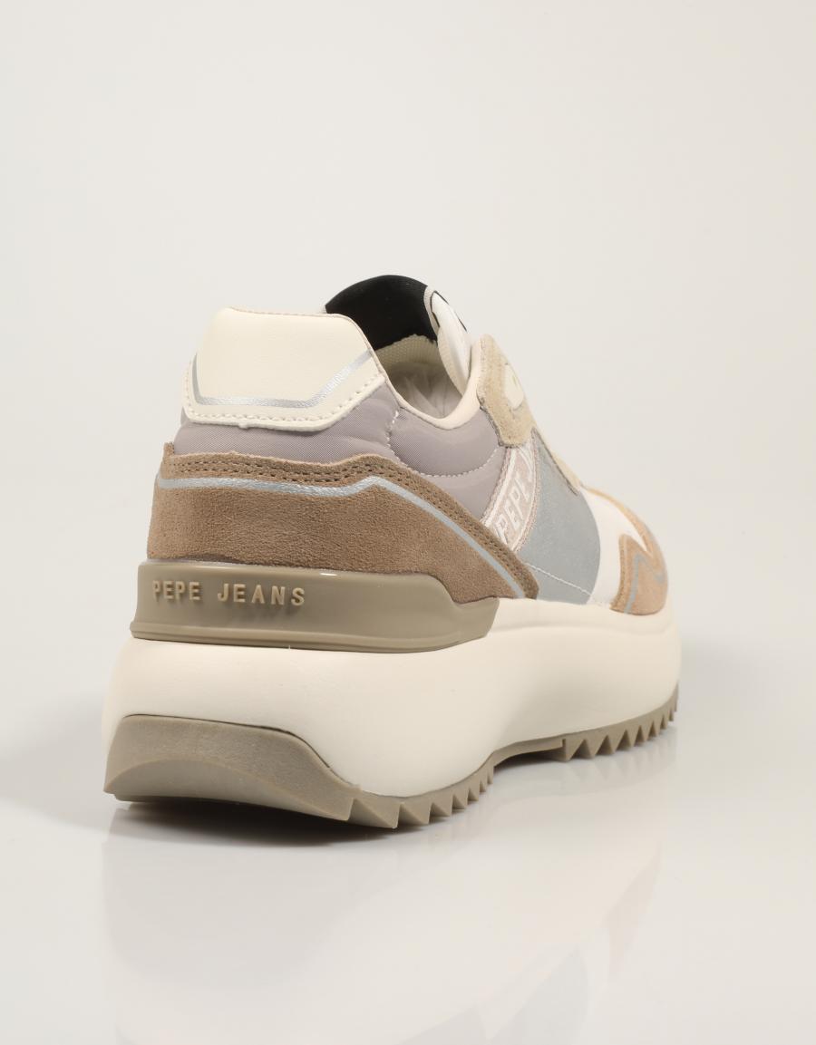 ZAPATILLAS PEPE JEANS KIMI GLAM PLS60042 en color Beige