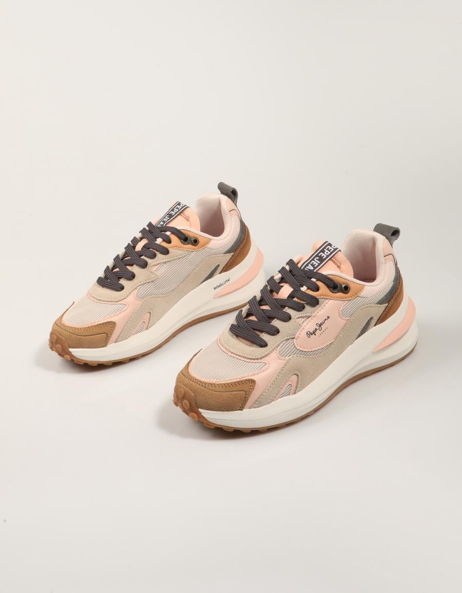 ZAPATILLAS PEPE JEANS WINSLOW SWEET PLS60037 en color Beige