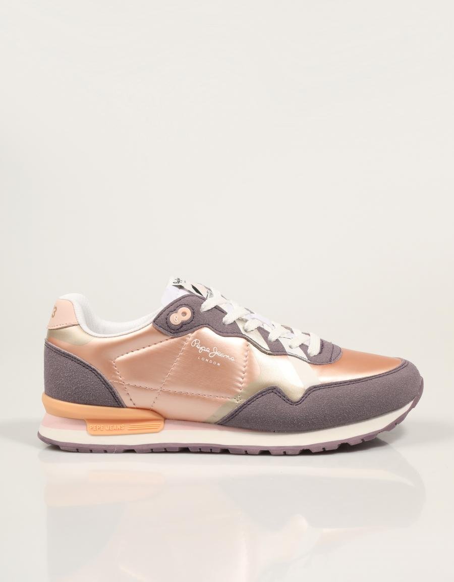 Sneakers PEPE JEANS Brit Gala G PGS40014 in purple color