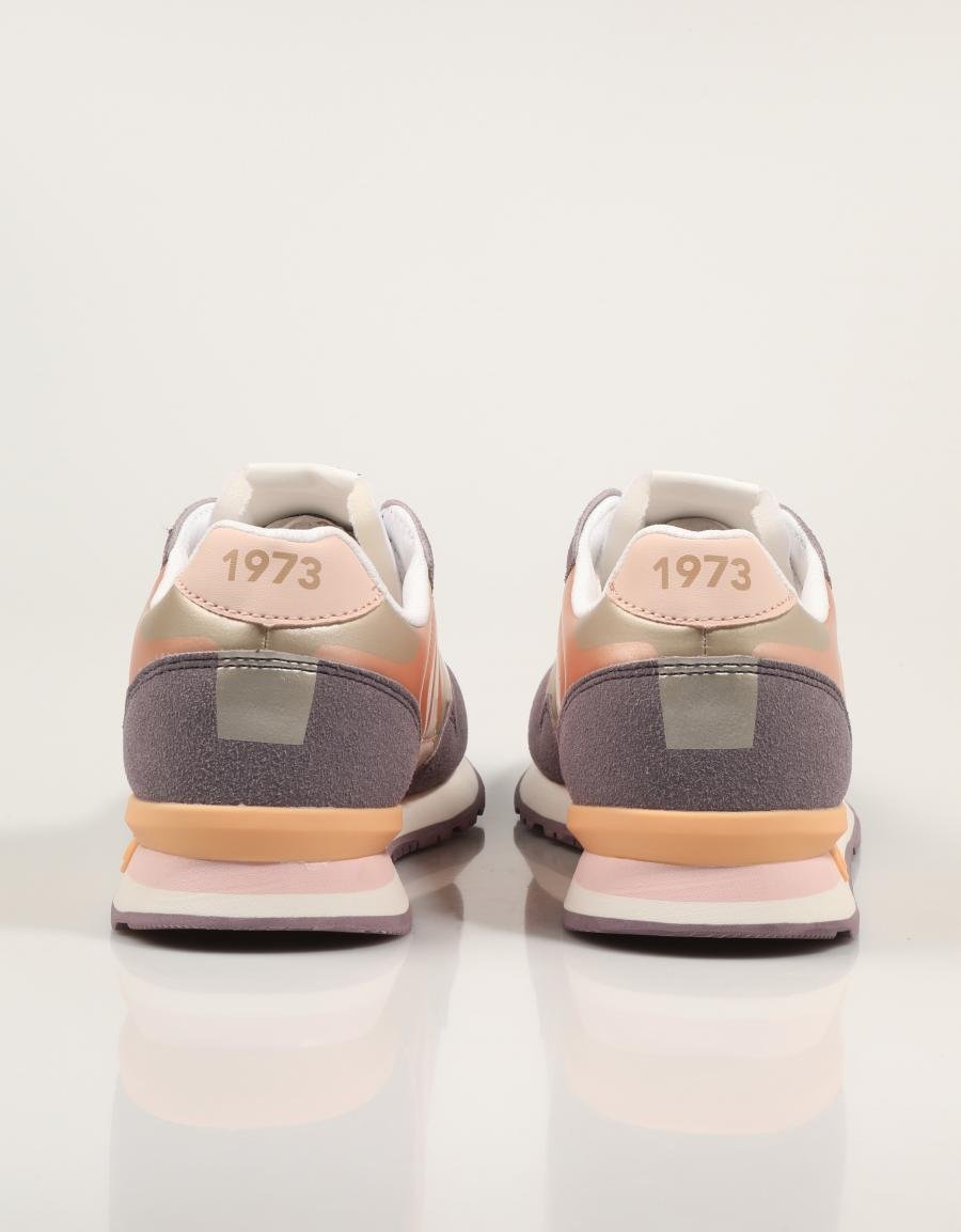Sneakers PEPE JEANS Brit Gala G PGS40014 in purple color
