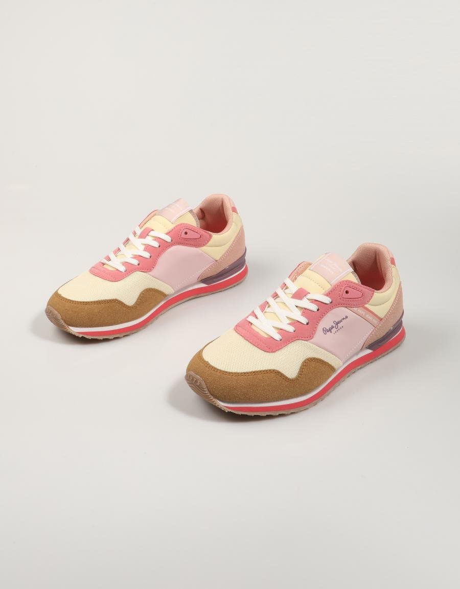 Sneaker PEPE JEANS London Band G PGS40016 in Orange