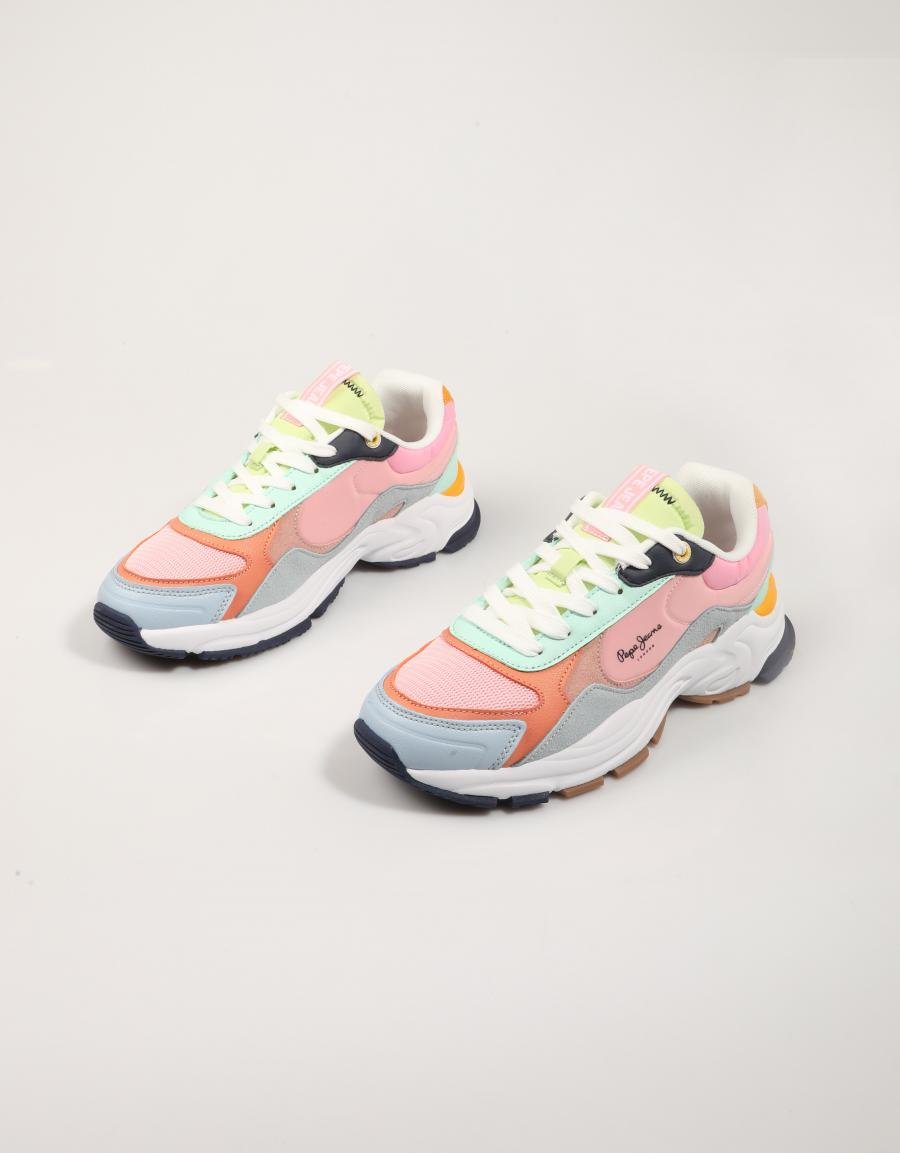 ZAPATILLAS PEPE JEANS MAVE FRESH G PGS60002 en color Multicolor