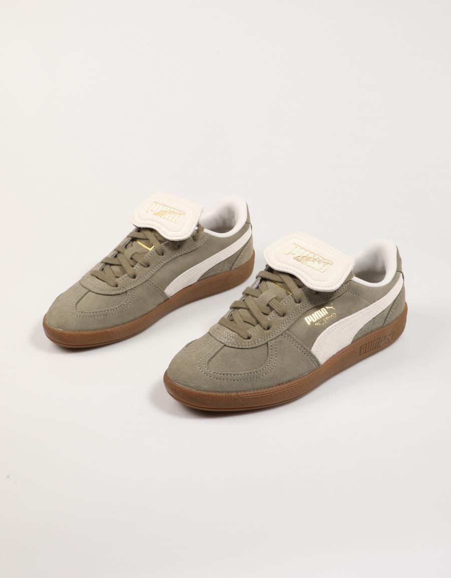 ZAPATILLAS PUMA PALERMO PREMIUM SUEDE en color Verde