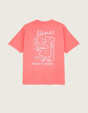 Camiseta VANS in losen Ss en Color Rosa gebacken