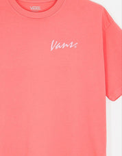 Camiseta VANS in losen Ss en Color Rosa gebacken