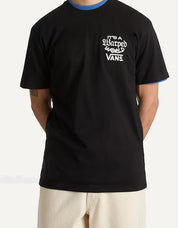 T -shirt VANS Warped World SS in black