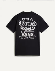 T -shirt VANS Warped World SS in black