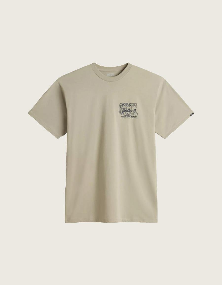 T -shirt VANS Next Stop SS na cor kaki