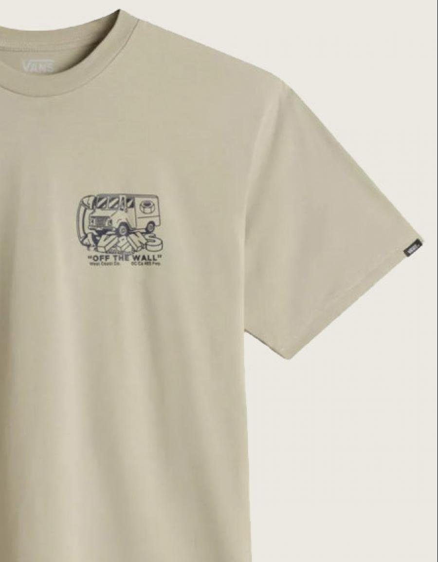 T -shirt VANS Next Stop SS na cor kaki