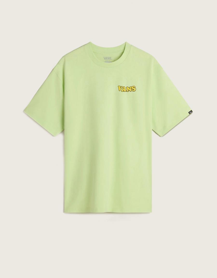 T -shirt VANS crânio la shaka solta ss em amarelo