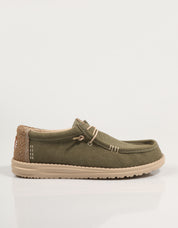 Zapatos Sport Dude Wally Worwear en Color Kaki
