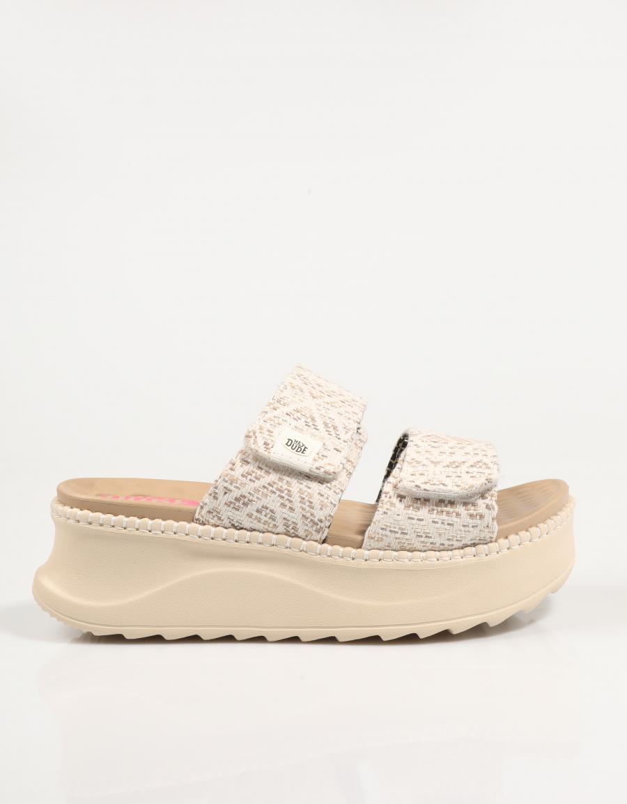 Sandalen Delray Slide Surf Surf in Beige Farbe