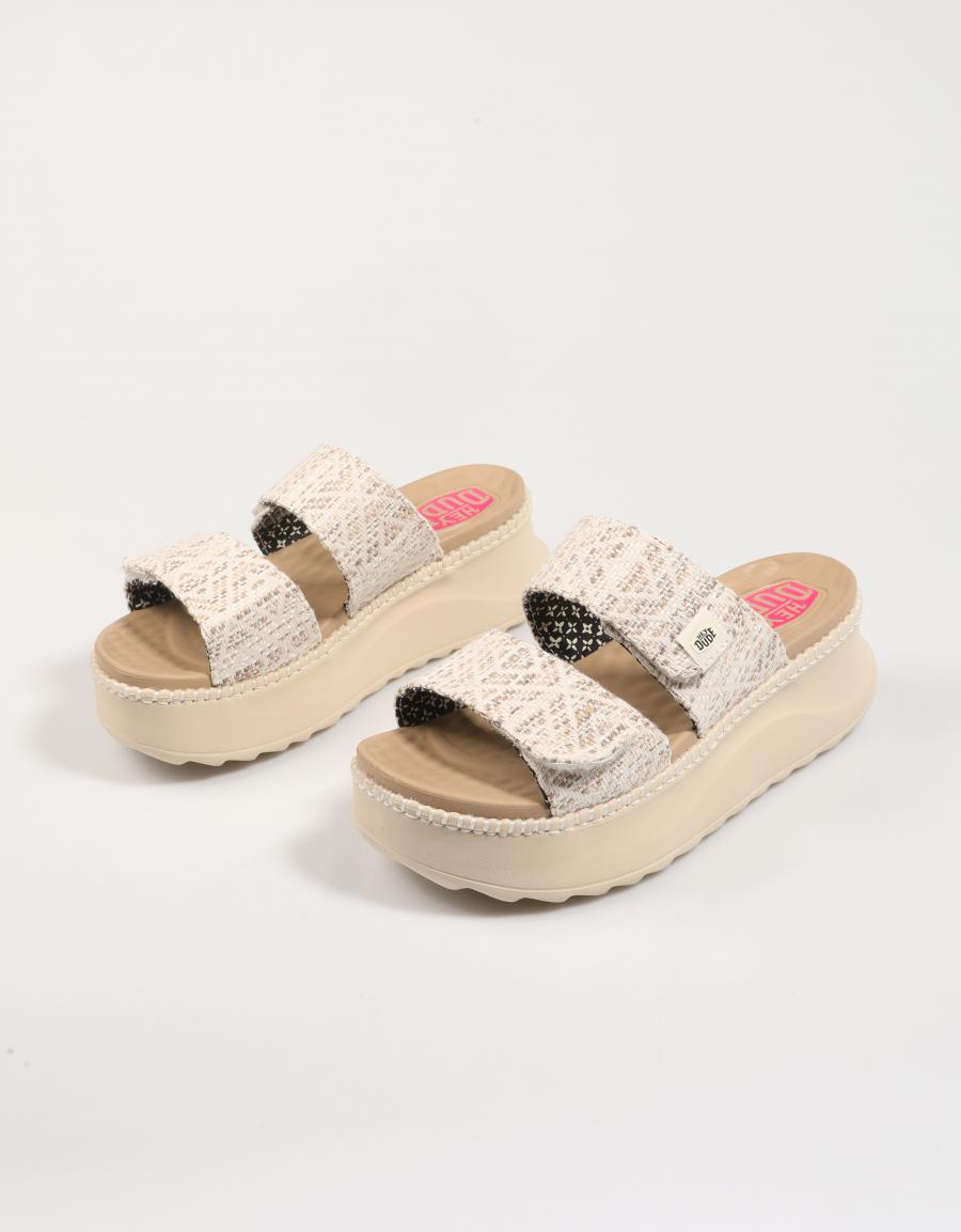 Sandalen Delray Slide Surf Surf in Beige Farbe