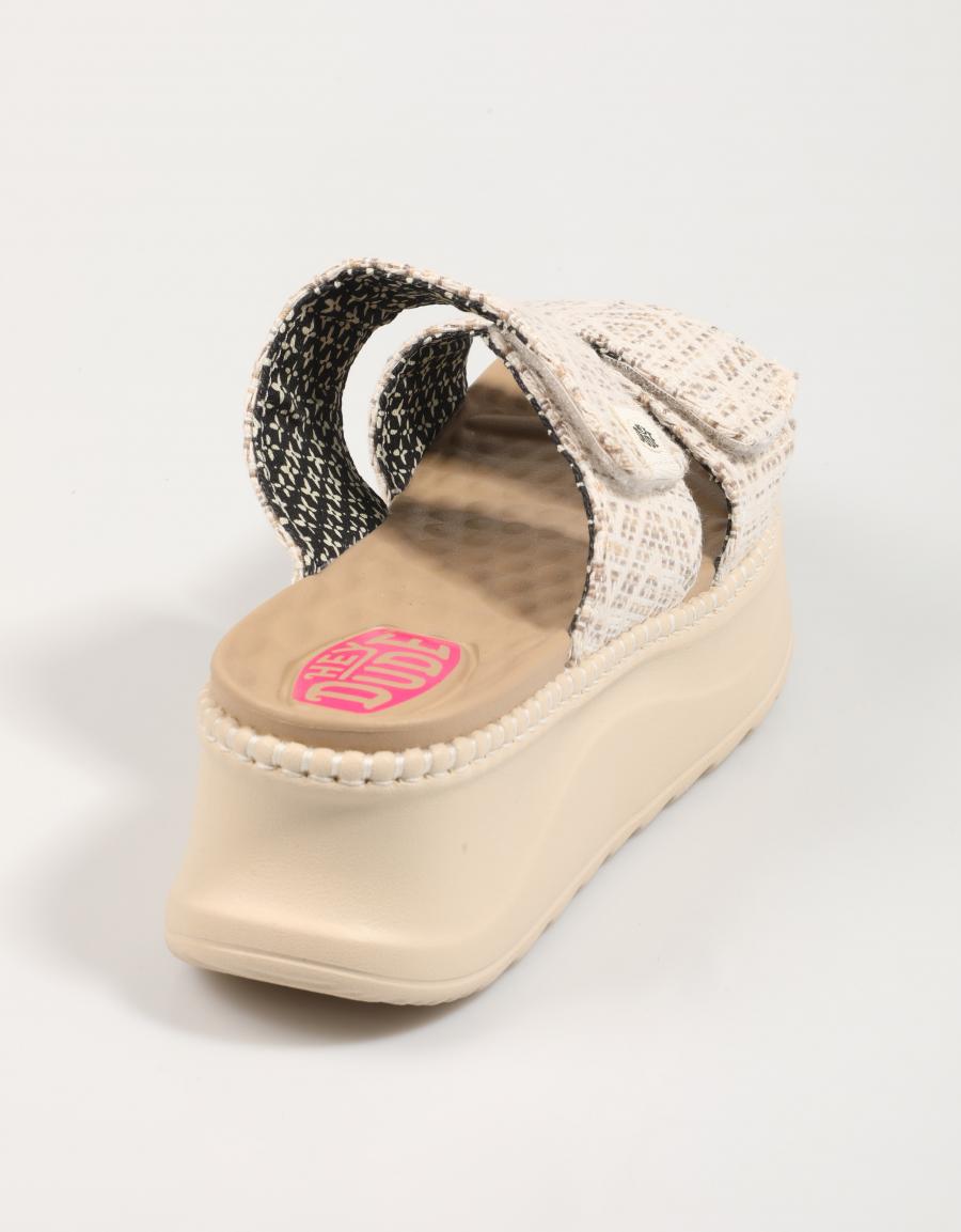 Sandalen Delray Slide Surf Surf in Beige Farbe