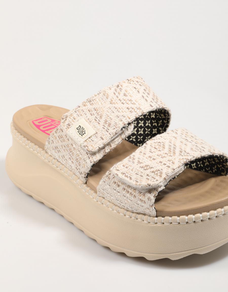 Sandalen Delray Slide Surf Surf in Beige Farbe