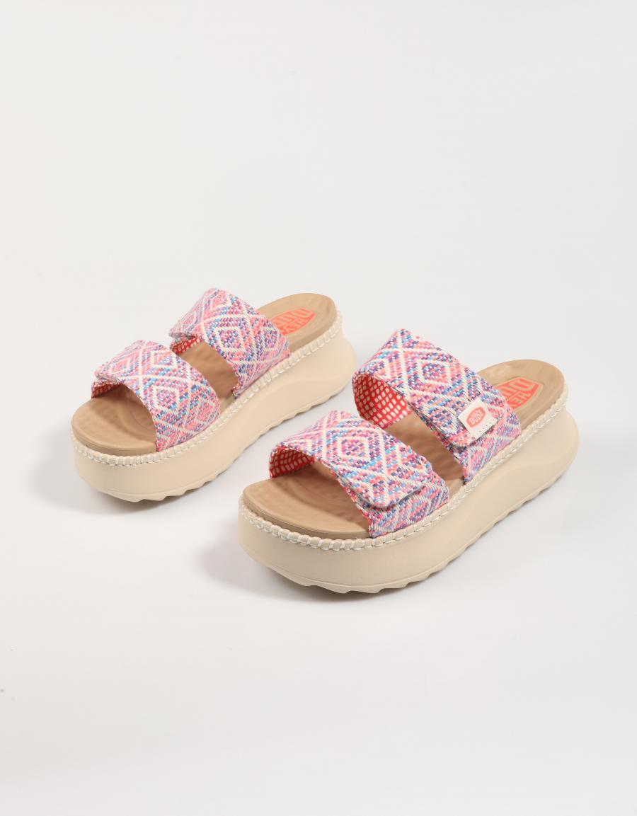 Sandalen Dube del Ray Slide Surf Surf Niedrig in mehrfarbiger Farbe