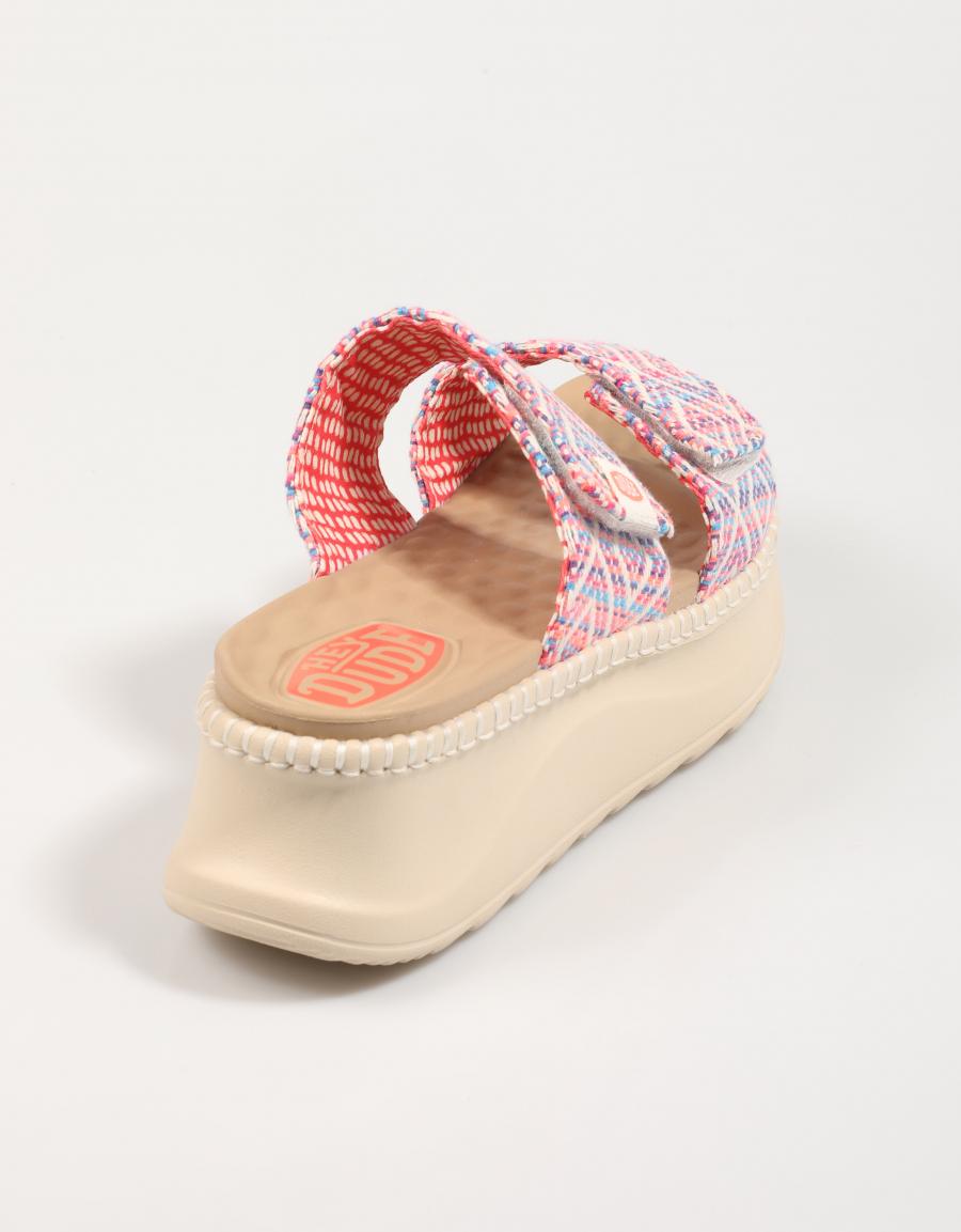 Sandales Dube Del Ray Slide Surf Low en couleur multicolore
