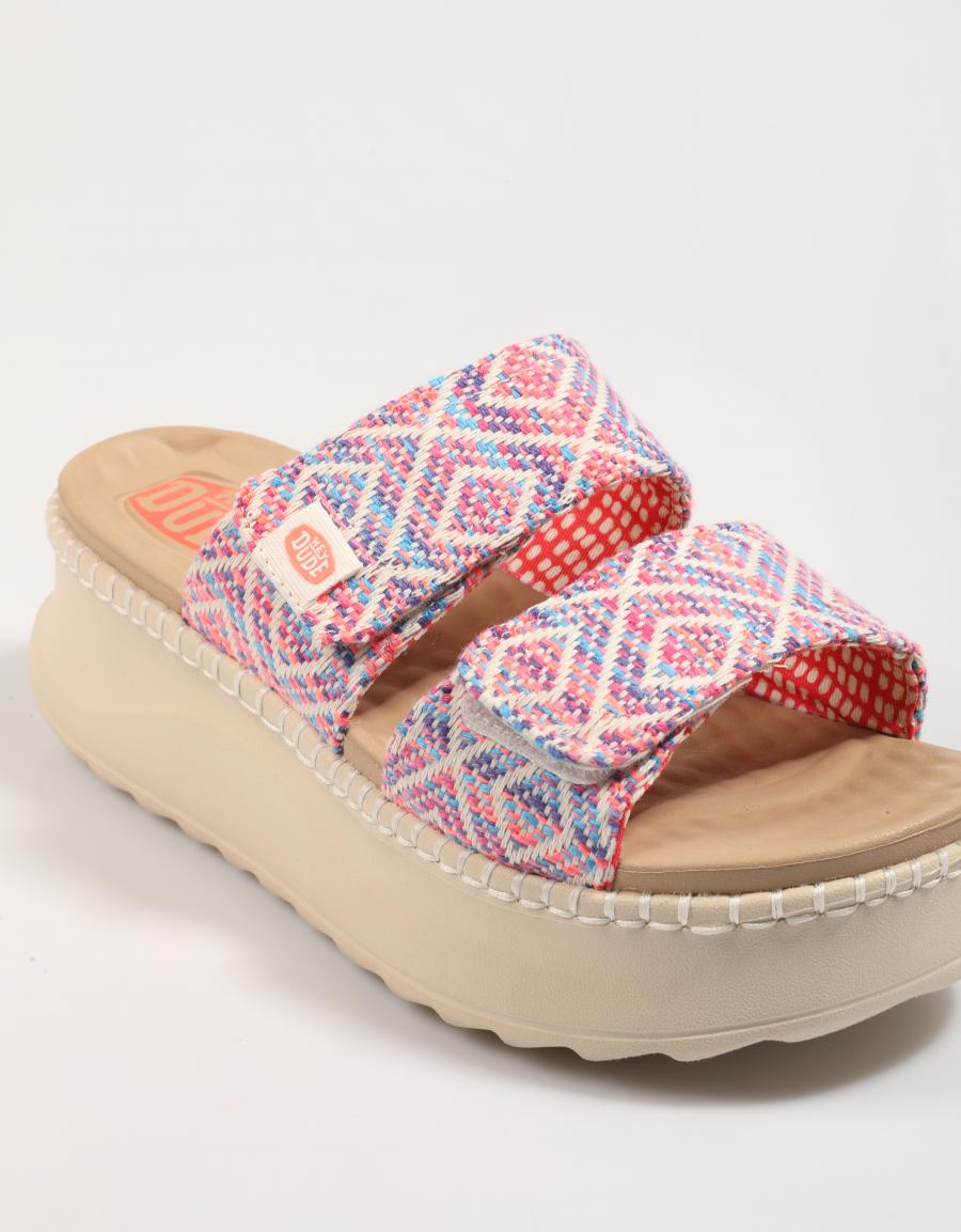 Sandales Dube Del Ray Slide Surf Low en couleur multicolore