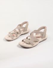 SANDALIAS SKECHERS 163460 en color Taupe