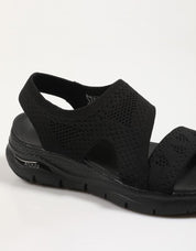 SKECHERS 119458 SANDALS in Schwarz